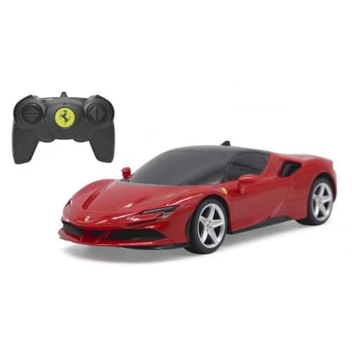 Image of JAMARA 403124 - Ferrari SF90 Stradale 2.4 GHz 1:24 - officially licensed, up to 1 hour driving time at approx. 9 km/h, perfectly replicated details, workmanship