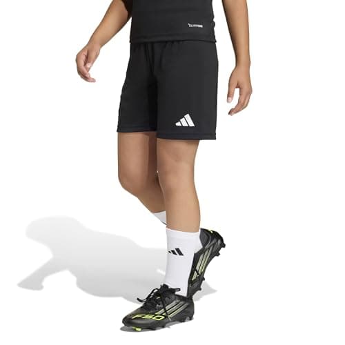 Image of adidas Unisex Kids Entrada26 Shorts Kids, Black/White, 13-14 Years