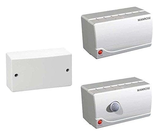 Image of Manrose Remote Transformers 12 Volt for Bathroom Shower Extract Fans Zone 1 & 2 (LT12PIR - PIR Sensor)