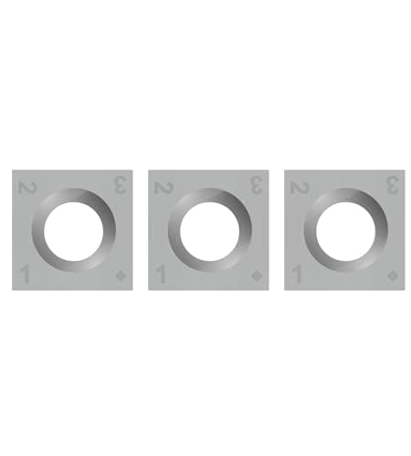 Image of CDBP 15mm Square Straight Carbide Cutter Inserts for Woodworking (15×15×2.5mm) for Woodturning Roughing Tool,Turning tools,Ci1,3pcs