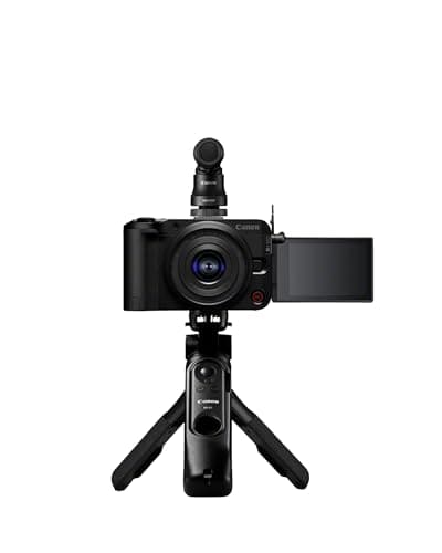 Image of Canon EOS R50 V Content Creator Kit - Vlogging Camera Compatible with Canon RF Lens | Content Creator Equipment for Vlogging & Travel | Bluetooth Enabled