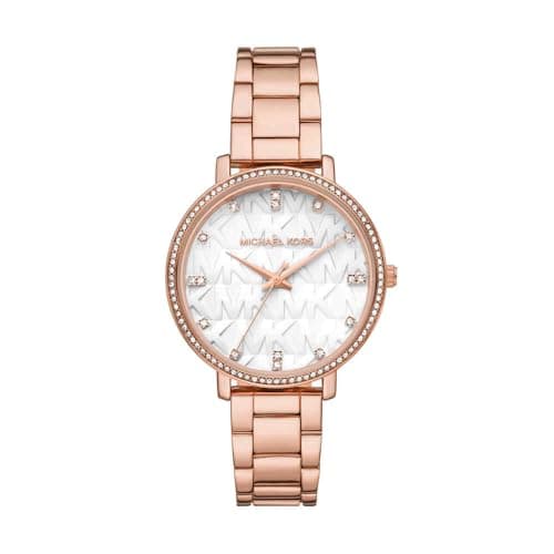 Image of Michael Kors Pyper Watch for Women, Quartz Three Hand Movement with Stainless Steel or Alloy Strap