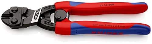 Image of KNIPEX Cobolt Compact Bolt Cutter Self-Service Card with Slim Multi-Component Grips 200 mm, 71 32 200 SB