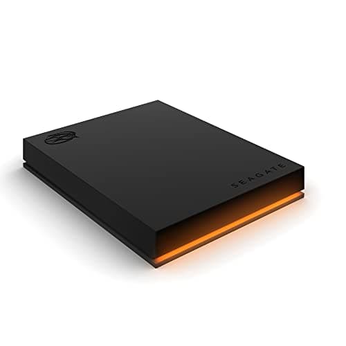 Image of Seagate FireCuda Gaming Hard Drive 2TB, External Hard Drive HDD, USB 3/2, RGB LED lighting, Data Rescue Services (STKL2000400)