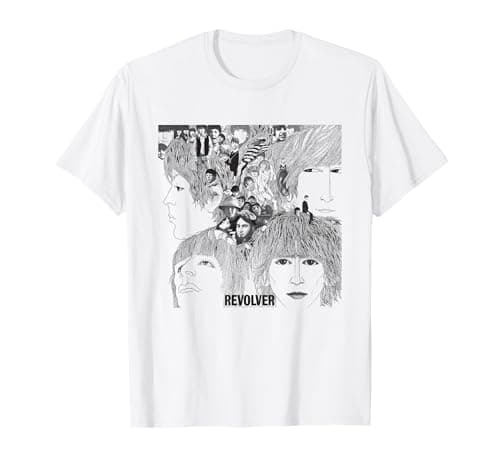 Image of Official The Beatles Music Band Revolver Album T-Shirt