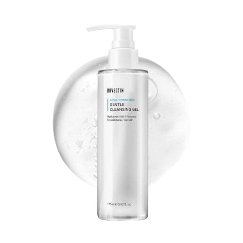 Image of Rovectin Hydrating Face Cleanser – Low pH 5.5 Korean Skincare Cleanser To Support Skin Barrier, Gentle Cleanser with Hyaluronic Acid, Natural Face Wash, Water Based Cleanser for All Skin Types 175ml