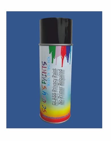 Image of SCOOBYS PAINTS BACK IN THE MIX Security Paint Glass Privacy Window Paint, Quick-Drying High Adhesion Acrylic, No Primer Required, Direct Application, Multiple Colours Available (Blue For You)