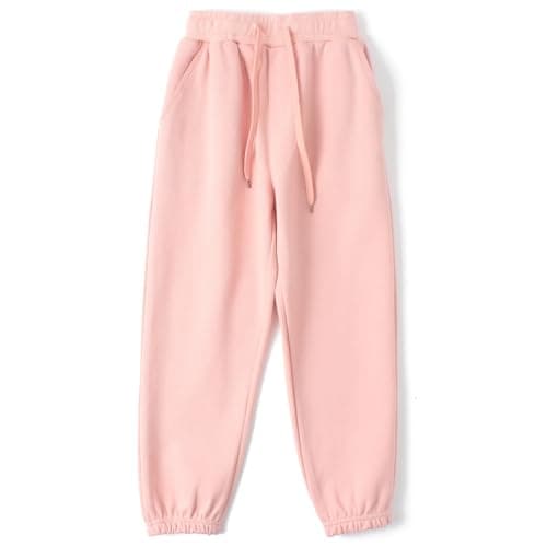 Image of HahaNice Girls' Activewear Trousers Boys Girls' Tracksuit Bottoms Jogging Boys Girls Joggers for Kids Sweatpants Pink 5Y