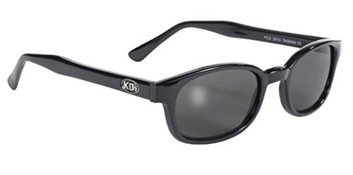 Image of Pacific Coast Original KD's Biker Sunglasses (Black Frame/Smoke Lens)