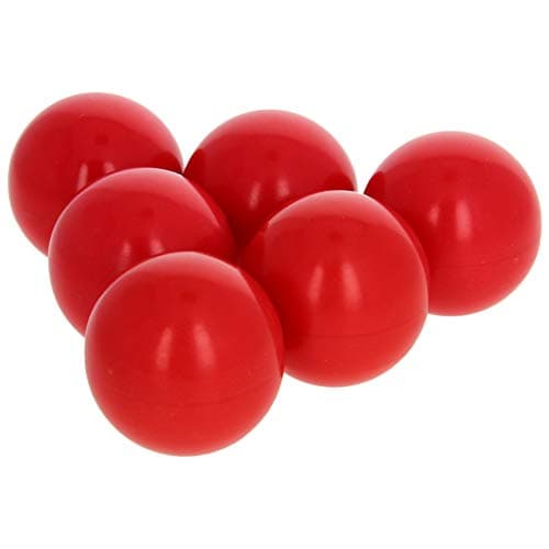 Image of Othmro 6pcs Ball Lever Knobs, M10 Female Thread Insulated Red Ball Knob, 35mm Diameter Bakelite Lever Knob Machine Handle Tool Replacement