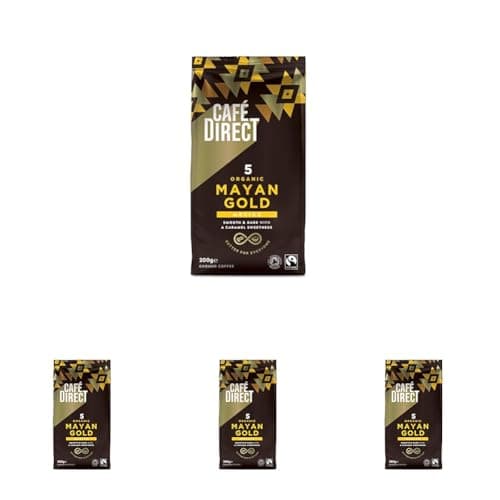Image of Cafédirect Mayan Gold Mexico Organic Fairtrade Ground Arabica Coffee 200g (Pack of 4)