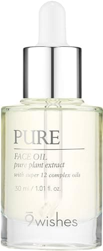Image of 9wishes, Pure Face Oil – Lightweight Hydrating Multi Oil with Super 12 Complex Oils for Face, Nails & Hair - 30ml, Premium Korean Skincare