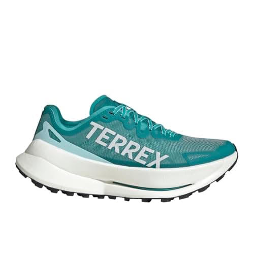 Image of adidas Womens Terrex Agravic Speed Ultra Trail Running Sneakers Shoes - Purple, Pure Teal/Grey One/Semi Flash Aqua, 6