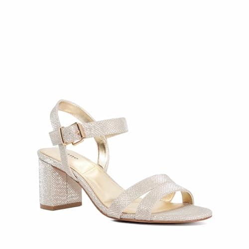 Image of Dune London Ladies MERISA Block-Heeled Sandals Size UK 4