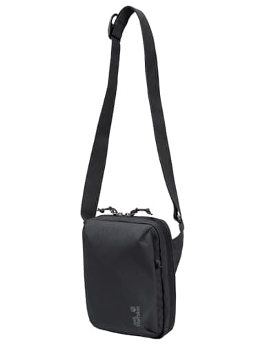Image of Jack Wolfskin Konya Organizer, Men's Shoulder Bags, Unisex-Adult, Black, Mittelgroße, Black, Mittelgroße