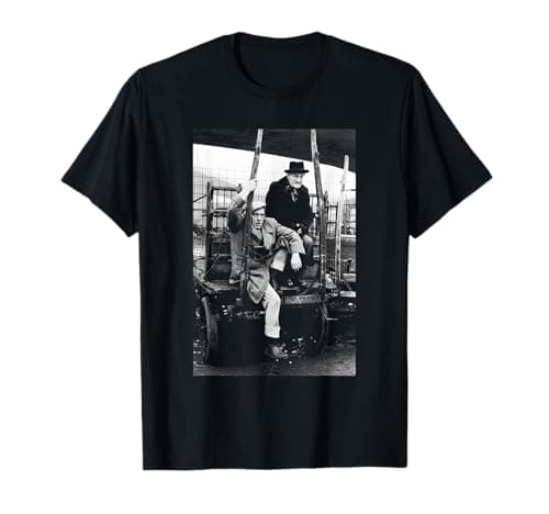 Image of Steptoe and Son Wilfrid Brambell & Harry Corbett On Set T-Shirt