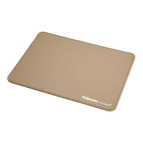 Image of Fellowes Breyta Extra-Large Ergonomic Mousepad Sand - Non-Slip Rubber Base, Durable Stitched Edges, Microban® Protection, Eco-Friendly, and Optimised for Optical & Laser Mice