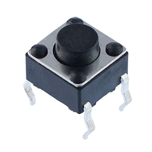 Image of 10 x 6x6x5mm Momentary Mini Push Button Tactile Switch PCB Mounted SPST