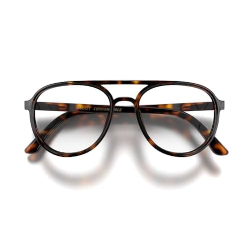Image of LONDON MOLE® Pilot blue light blocking glasses | Cool pilot-style shaped blue blockers | Anti eyestrain for screens | Men’s Women’s Unisex | Spring hinges