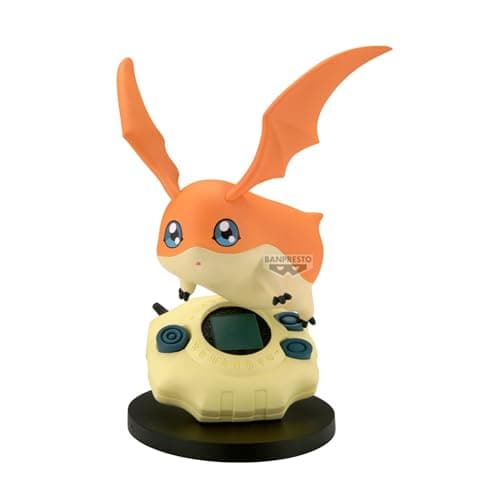 Image of Banpresto Digimon Adventure Digivice Figure Patamon | 10cm PVC Statue | Official Banpresto Collectible | Patamon with Digivice Display | Non‑Articulated Anime Figure