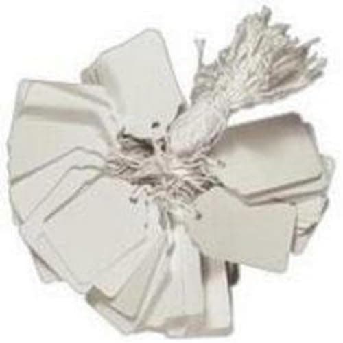 Image of Q-Connect Strung Ticket 70x44mm White (Pack of 1000)