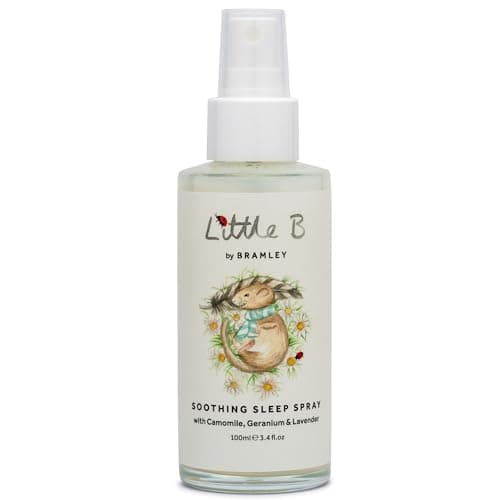 Image of Bramley Little B Sleep Spray 100ml, Natural Baby & Child Pillow Mist with Lavender Flower Water, Chamomile & Geranium, Calming Bedtime Room Spray Suitable from Birth