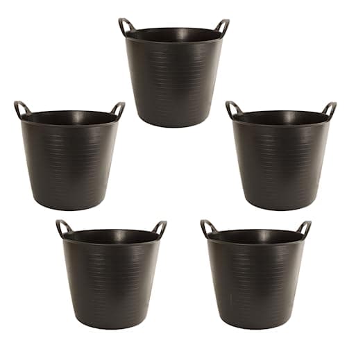 Image of 26 Litre Flexi Tub Garden Home Flexible Colour Rubber Storage Container Bucket Flex Tub (5)