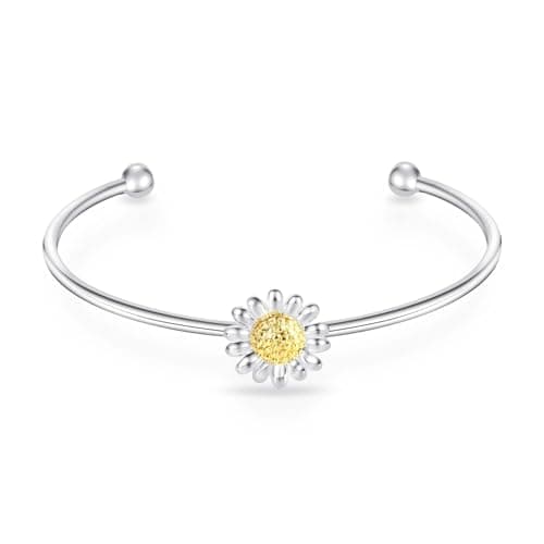 Image of Philip Jones Daisy Cuff Bangle