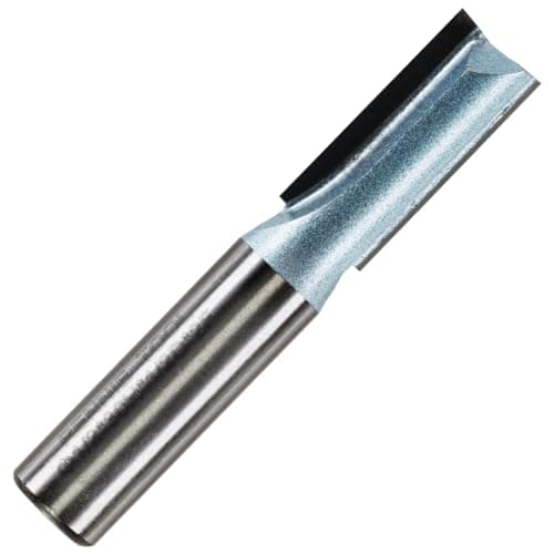 Image of Rennie Tools - 12.7mm (1/2") Cutting Diameter x 30mm Flute x 1/2" Shank TCT Tipped 2 Flute Straight Router Cutter Bit. Compatible With Makita Trend Festool Hikoki Dewalt Router Etc. 12.7mm Router Bit