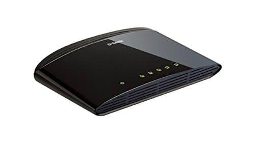 Image of D-Link DES-1005D 5-Port Fast Ethernet Unmanaged Desktop Switch, 10/100 Mbps, Internet Splitter, Plug-and-Play, Compact Fanless Design, Auto MDI/MDIX, Energy-Efficient Network Switch for Home & Office