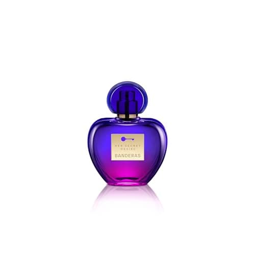 Image of Banderas Perfumes - Her Secret Desire - Eau de Toilette Spray for Women - Long Lasting - Floral, Fruity and Sweet Fragrance - Woody, Vanilla and Floral Notes - Ideal for Day Wear - 50 ml