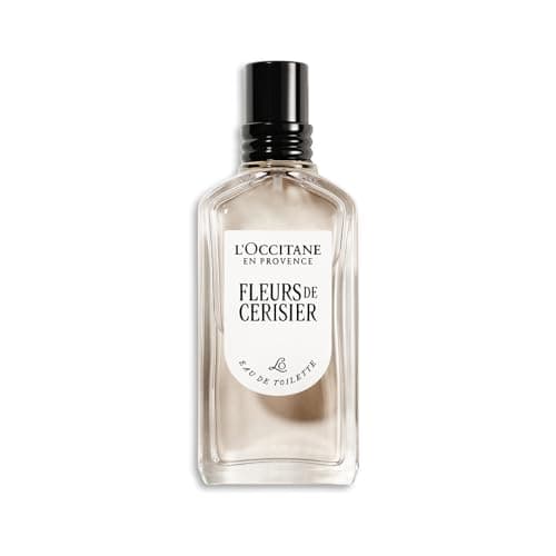 Image of L'OCCITANE - Fleurs de Cerisier (Cherry Blossom) Eau de Toilette - 50 ml - Fruity, floral and musky fragrance - Made in France