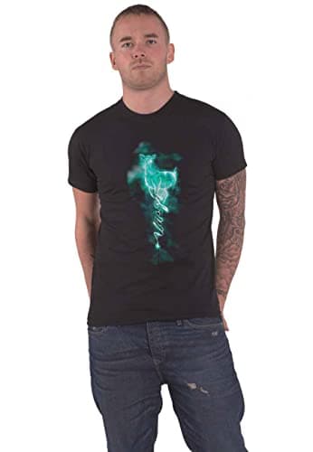 Image of Harry Potter T Shirt Always Patronus Logo Official Unisex Black S