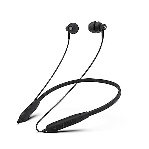 Image of Soundmagic S20BT Neckband Bluetooth Headphones Wireless Earphones HiFi Stereo in Ear Headset with Microphone Lightweight Sports Earbuds Long Playtime Stable Connection Black