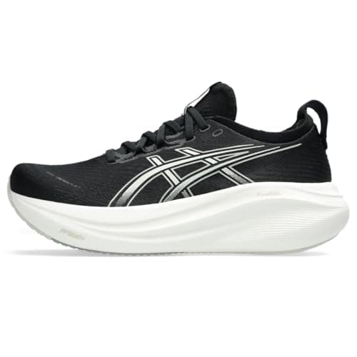 Image of ASICS Women's Gel-Nimbus 27 Sneaker, Black/Lake Grey, 6 UK