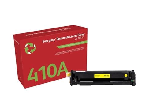 Image of Everyday by Xerox Compatible HP 410A CF412A Yellow Toner, Standard Capacity, Remanufactured