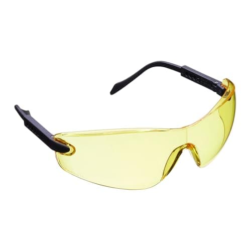 Image of Blackrock Safety Glasses Yellow With Arm Adjust, Polycarbonate Anti-Scratch Lens, For Work, Eye Protection, Protective, Shooting, Cycling, Mens Womens Unisex, Good Viewing, Laboratory, Gardening