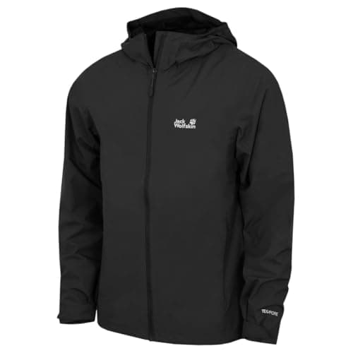 Image of Jack Wolfskin Mens Texapore Waterproof Jacket - Black - L