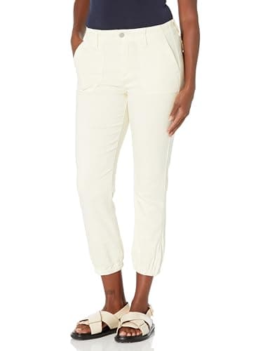 Image of PAIGE Women's Mayslie Jogger Mid Rise in Quartz Sand Pants, 23