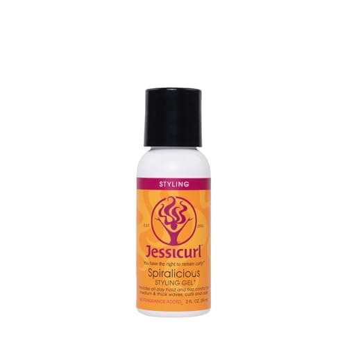 Image of Jessicurl Spiralicious Gel, No Fragrance Added, 2 Fl oz. Curl Defining, Curly Hair Products, Hair Gel for Curly Hair and Frizz Control, for all hair types