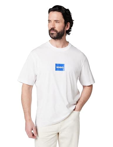 Image of Hugo Men's T-Shirt, White 100, L