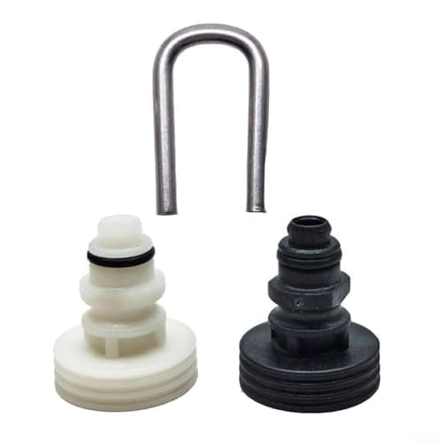 Image of High Pressure Washer Nozzle for K2 K3 K4 K5, Replacement Underbody Cleaning Lance Tip 2.643-338.0, Plastic Spray Accessory for Driveway Patio Car Wash(U-shaped card)