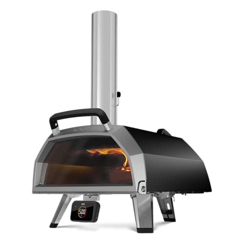 Image of Ooni Karu 2 Pro Multi-Fuel Pizza Oven - Wood and Gas Outdoor Pizza Oven with Pizza Stone & Intergrated Thermometer, Pizza Oven Outdoor, Dual Fuel 16 Inch Pizza Maker, Outdoor Cooking Grill