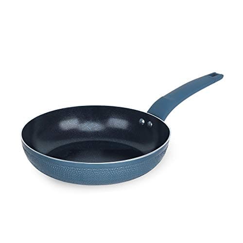 Image of URBN-CHEF Diamond Ceramic Teal Blue Induction Cooking Saucepans Frying Pans Pots (28cm Frying Pan)