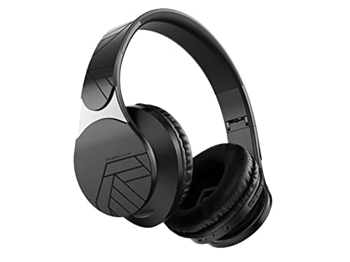 Image of PowerLocus Bluetooth Headphones Over Ear, 40H Playtime Wireless Headphones, 4 EQ Music Modes, Headphones with Mic, Micro SD/TF, FM Radio, Foldable Lightweight Headphones for PC/Cell Phones/Travel