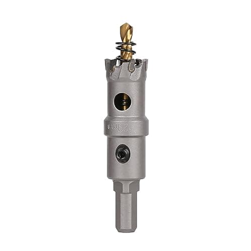 Image of Vearter TCT Hole Saw, 20mm Carbide Bit with Pilot Drill, Cutter for Hard Metal, Stainless Steel, Mild Steel, Aluminium Alloy, Copper, Iron, Plastic and Fiberglass