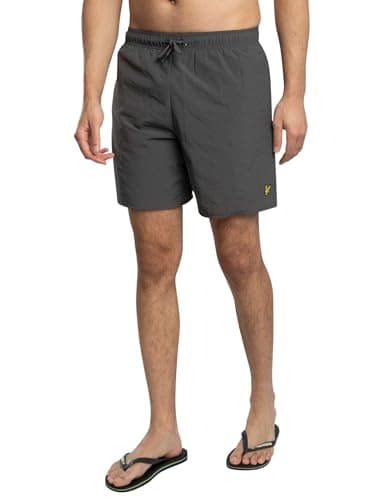 Image of Lyle & Scott Swimwear Plain Swimshort W635 Gunmetal, M