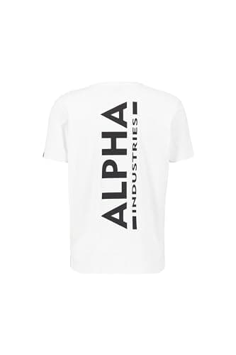 Image of Alpha Industries Backprint T-Shirt for Men White