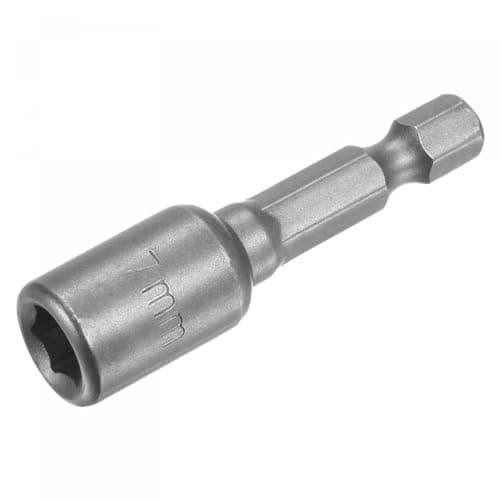 Image of TA-VIGOR 7mm Magnetic Nut Setter Driver Drill Bit Set, 1/4 inch Hex Shank Quick Change, 48mm Length Metric Nut Driver Set for Woodworking, Machine Maintenance, Auto Repairing, Furnitures