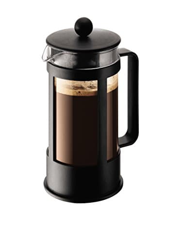 Image of Bodum French Press Kenya - 350ml / 3 Cups Manual Coffee Maker - Heat-Resistant Glass & Stainless Steel - Dishwasher Safe Cafetiere - Made in Portugal